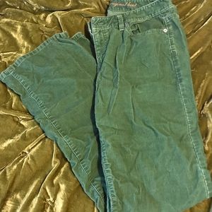 Loft size 8 green cords boot cut